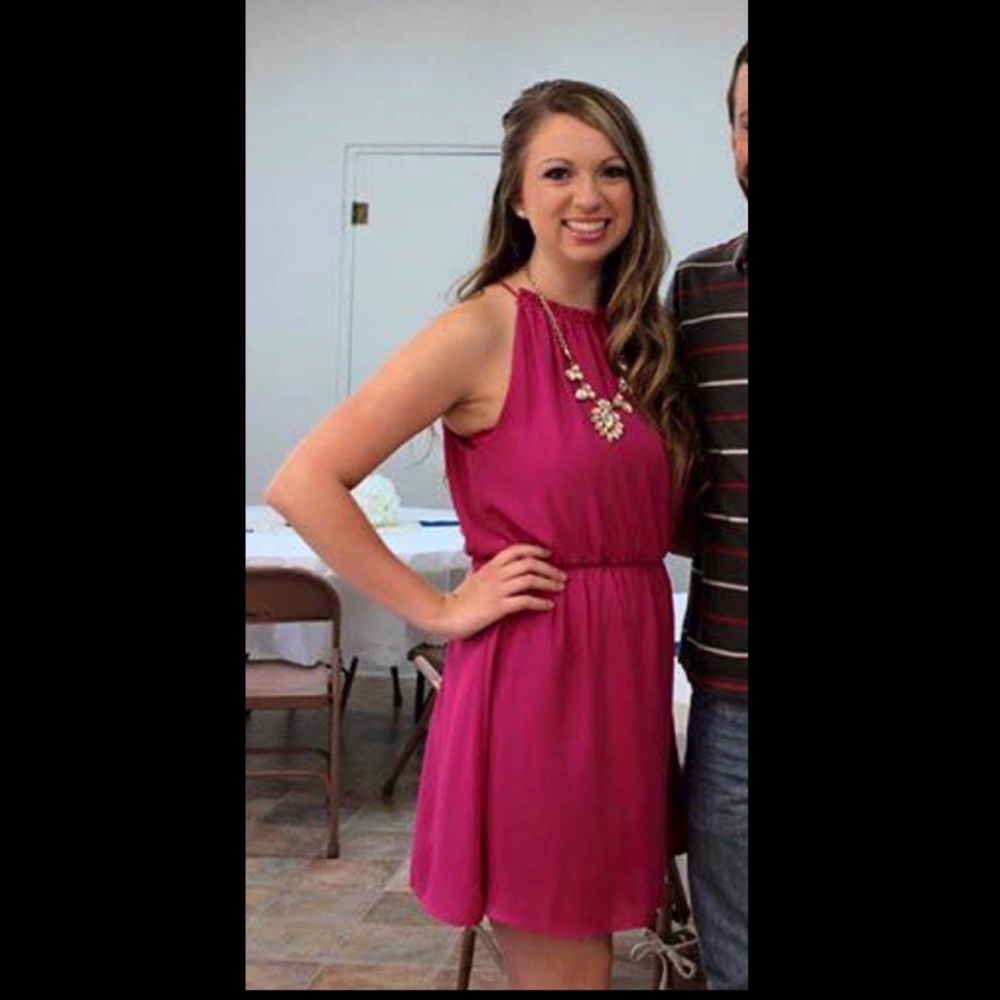 SOLD Magenta Dress